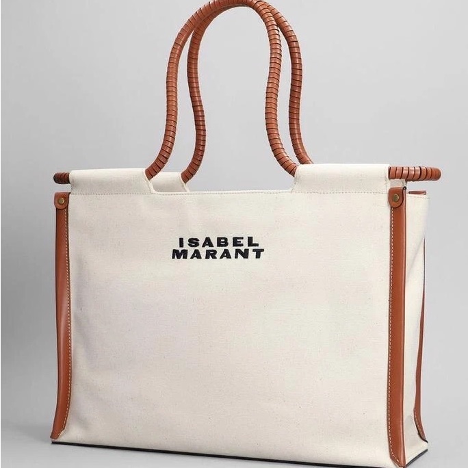 New Authentic New Authentic Isabel Marant Toledo Canvas Tote Bag New Authentic New Authentic Isabel Marant Toledo Canvas Tote Bag